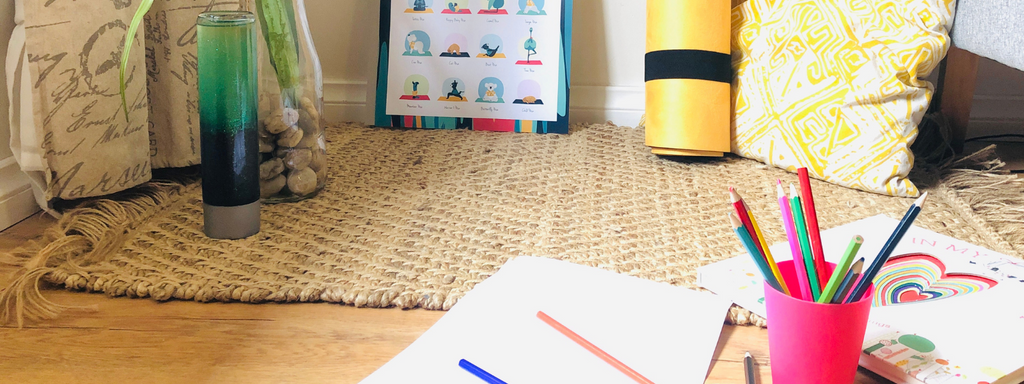Create a quiet corner/ reboot corner/ your Rainbow Gum corner